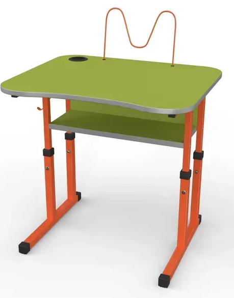 Стіл учнівський одномісний №4-7 без полиці /700х585 МФ Вересень